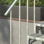 TreppenStore DOLLE Gardentop | 80 cm und 100 cm breit | Bausatz von 2-15 Stufen Gardentop_Geländer_2