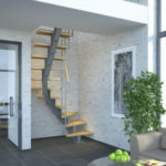 TreppenStore Mittelholmtreppe DOLLE Frankfurt mittelholmtreppe-dolle-frankfurt-2gew-birke-12st-grau-einzelstab-0630035-0633011-a-ae